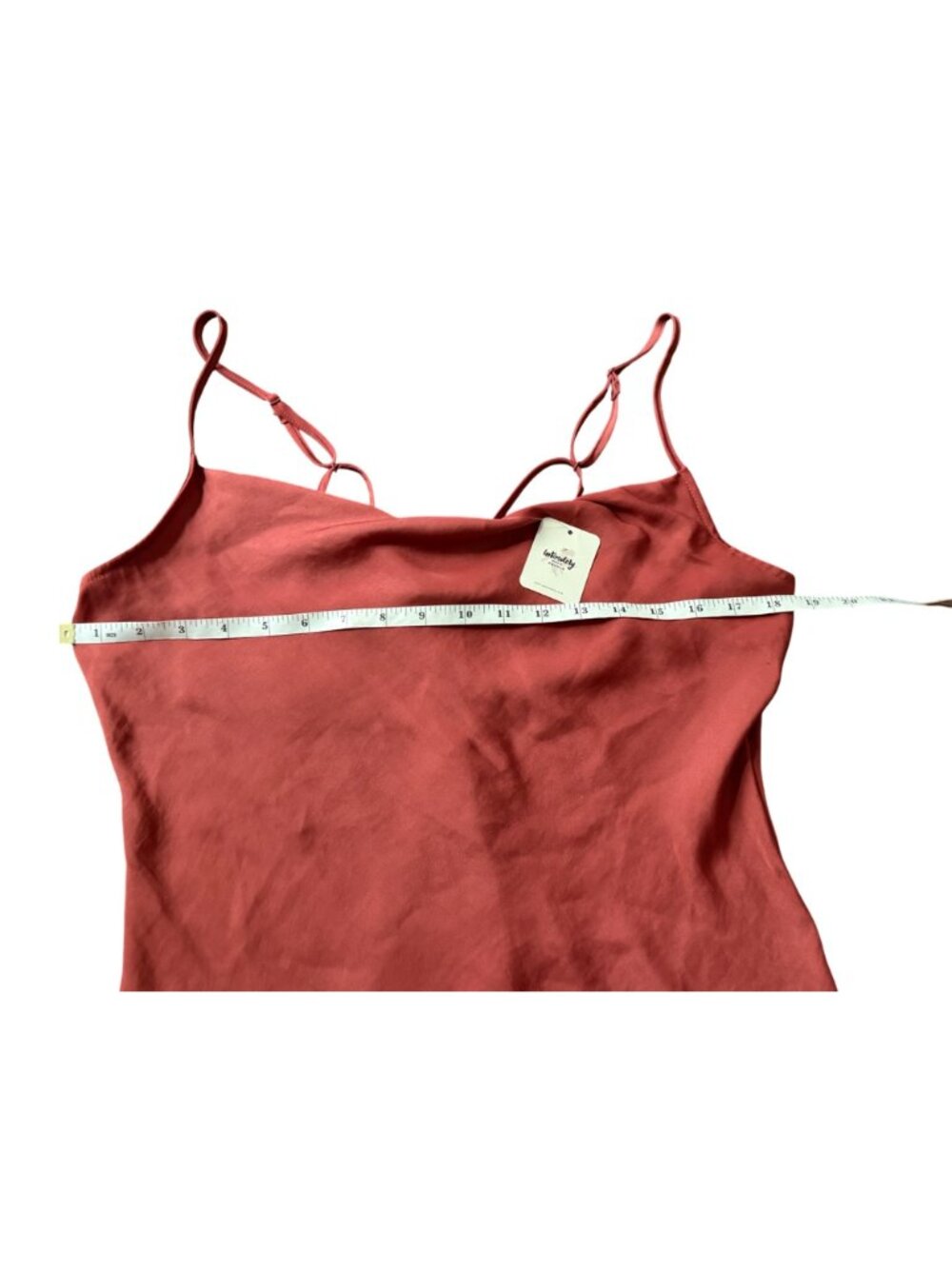 Womens Mini Slip Dress Free People Cowl Neck Sz Medium NWT - Picture 14 of 16
